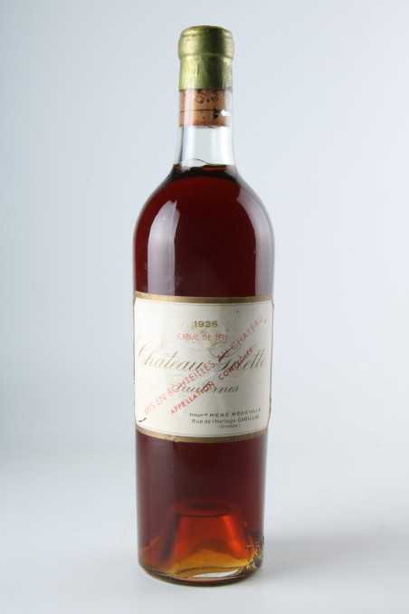 CHÂTEAU GILETTE Crème de Tête 1936