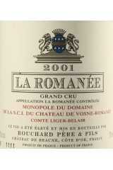 BOUCHARD PERE ET FILS Comte de Liger-Belair 2001