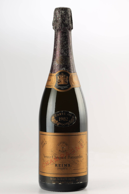 VEUVE CLICQUOT PONSARDIN Carte d'Or 1982