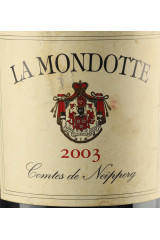CHÂTEAU LA MONDOTTE 2003
