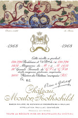 CHÂTEAU MOUTON ROTHSCHILD 1968